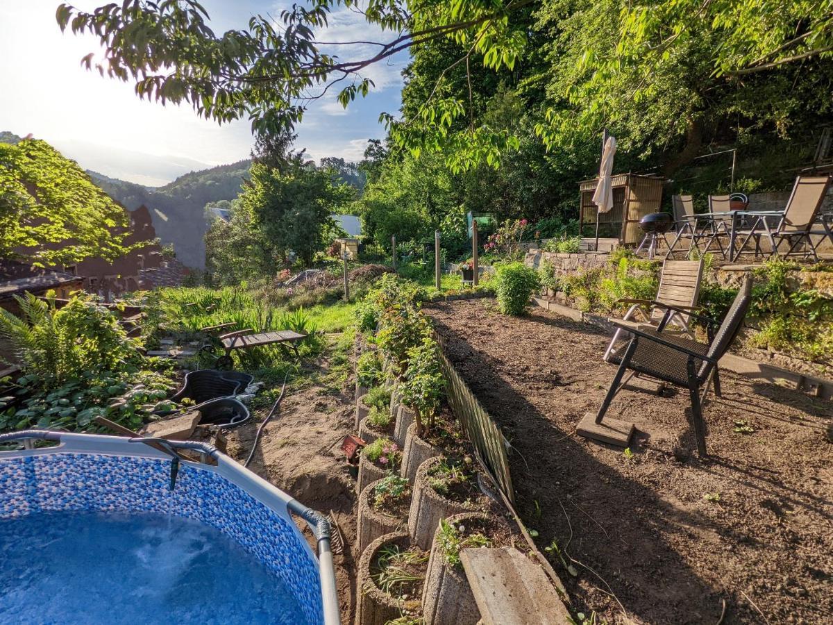 Urlaubsmagie - 5 Fussminuten Zur Elbe, Garten, Pool - R2 Rathmannsdorf Luaran gambar